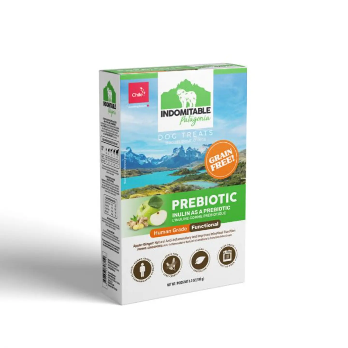 Indomitable Prebiotic Manzana jengibre 140grs  1