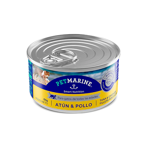 Pet Marine Humedo Gato Atun y Pollo 85gr 