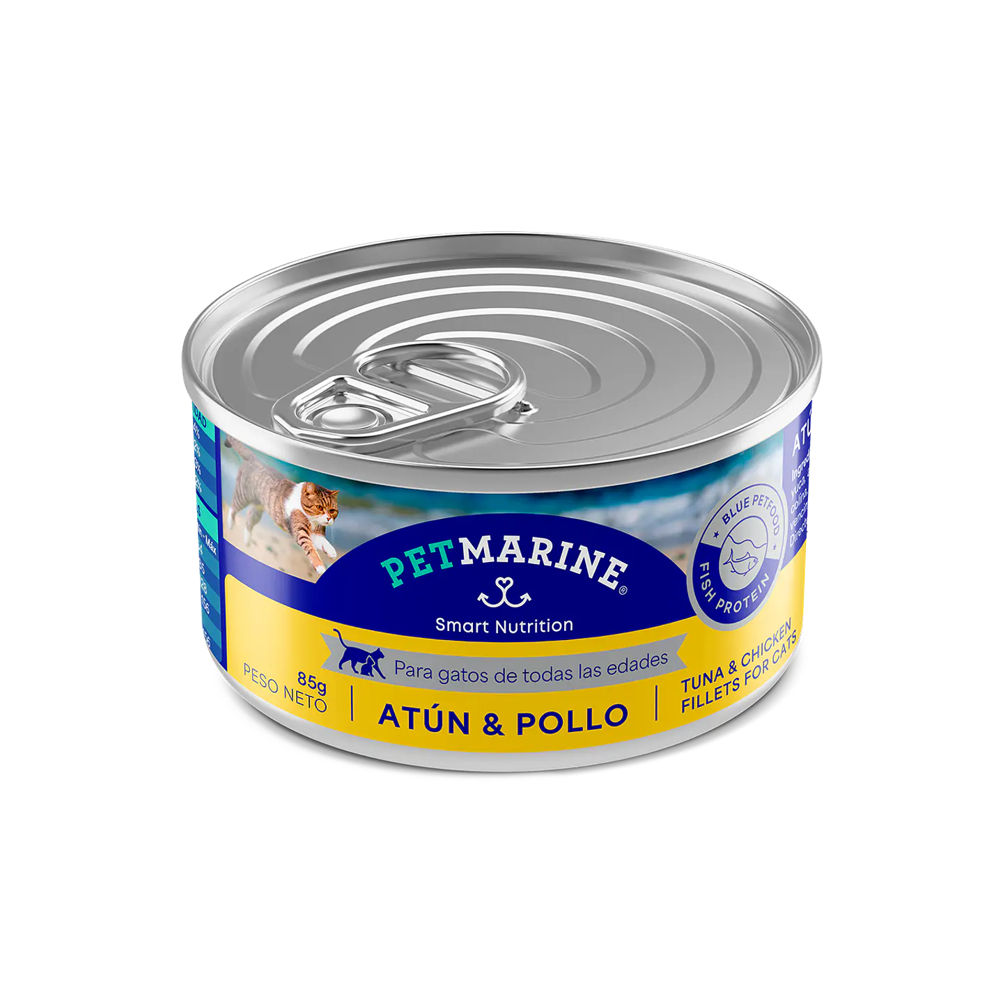 Pet Marine Humedo Gato Atun y Pollo 85gr  1