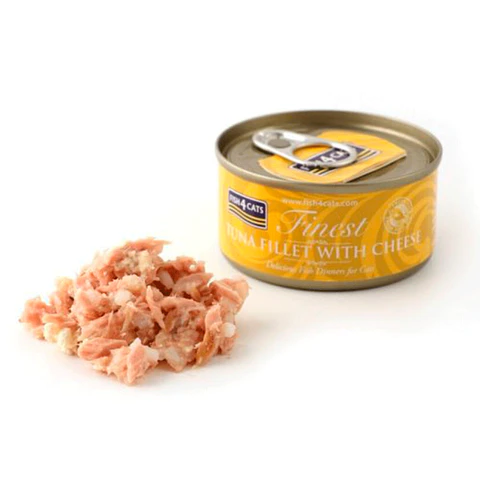 Fish4 Cats 70grs Filete de Atun con Queso 