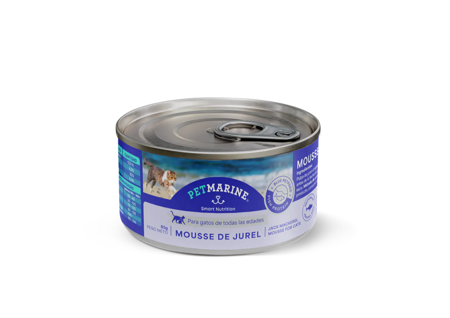 Pet Marine Humedo Gato Mousse DE Jurel 85 gr  1