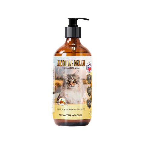 Shampoo Gatos Avena y NanoCobre 