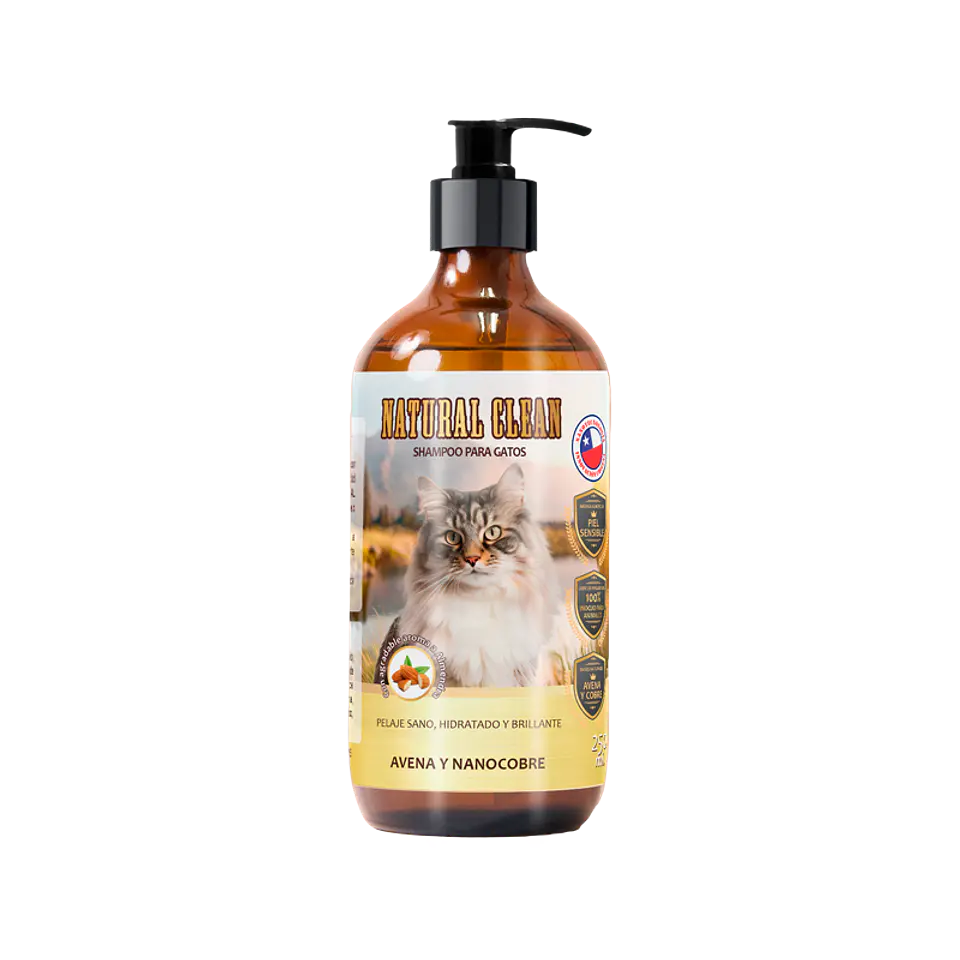 Shampoo Gatos Avena y NanoCobre  1