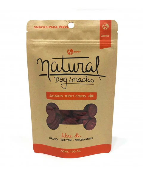 Natural Salmon Jerky Slices 100grs 