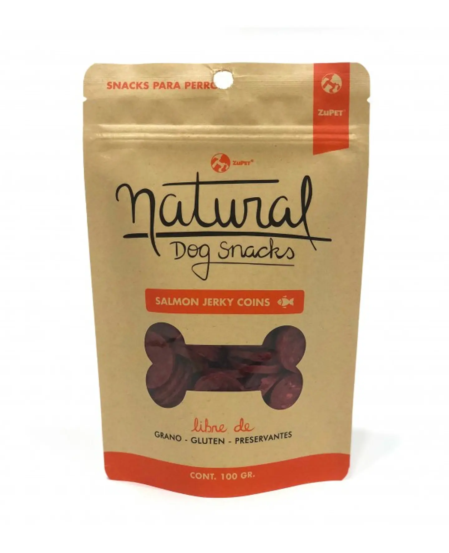 Natural Salmon Jerky Slices 100grs  1