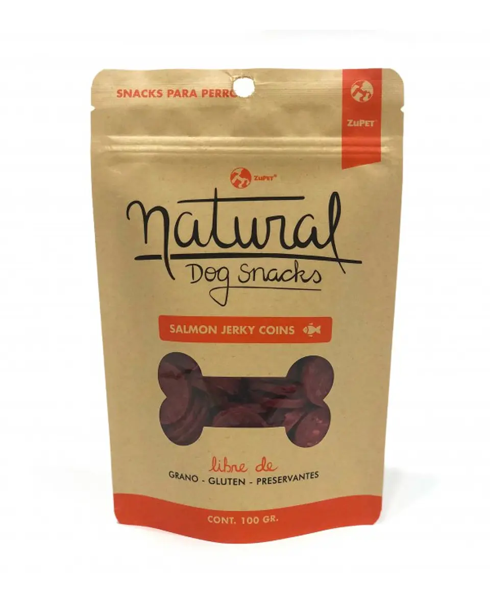 Natural Salmon Jerky Slices 100grs  1