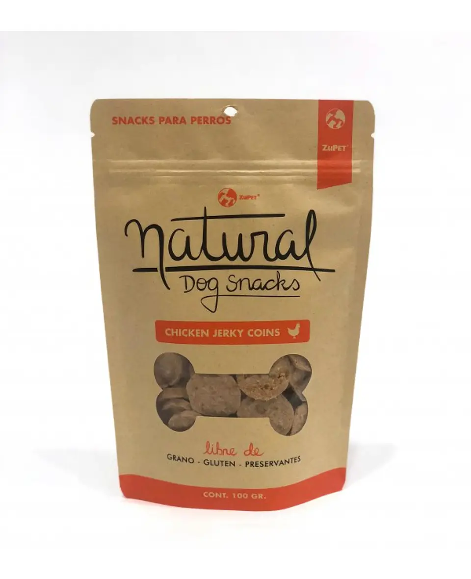 Natural Chicken Jerky Slices 100grs  1