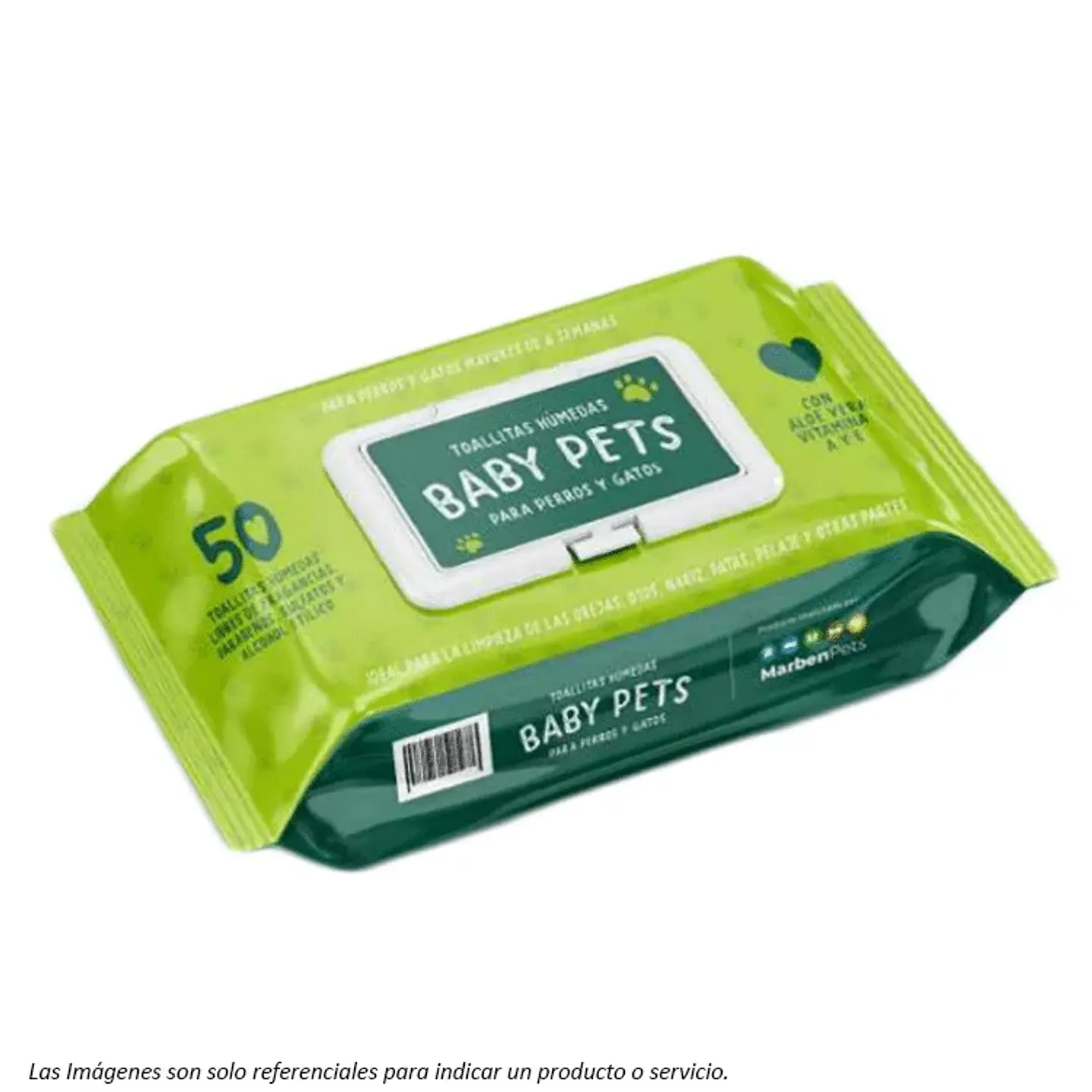 Toallitas Humedas Baby Pets 50Unidades MarbenPets  1