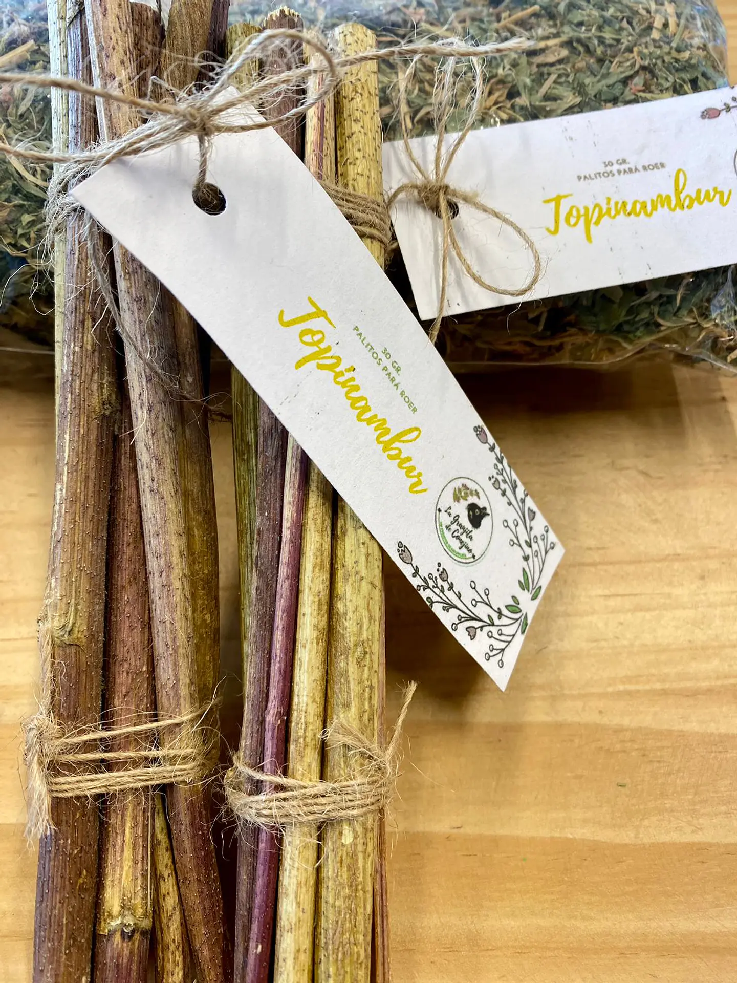 Palitos de Topinambur  1