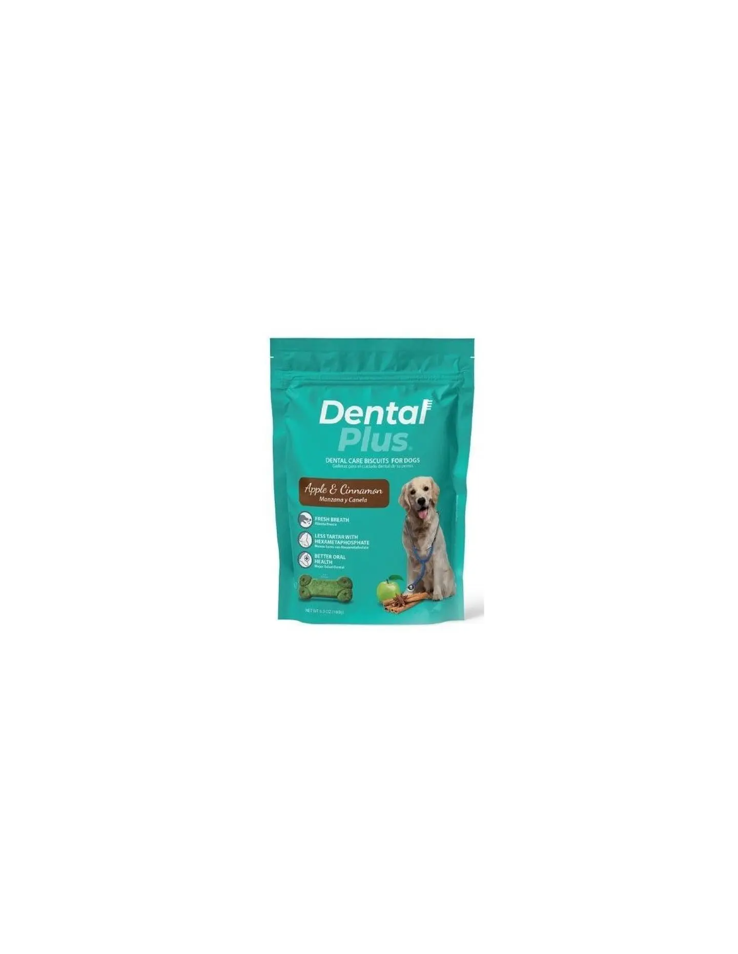 Dental Plus Manzana Canela 180grs  1