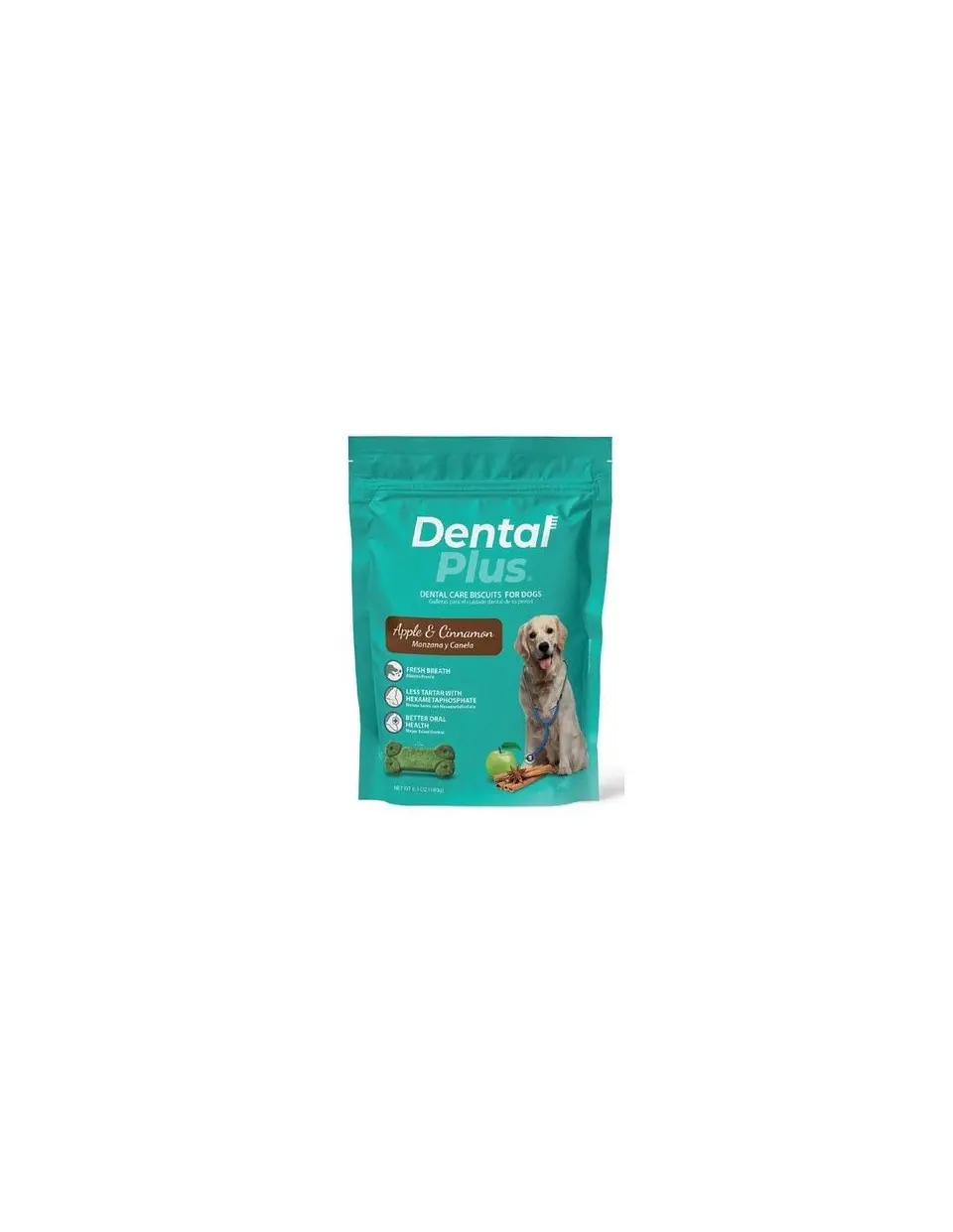 Dental Plus Manzana Canela 180grs  1