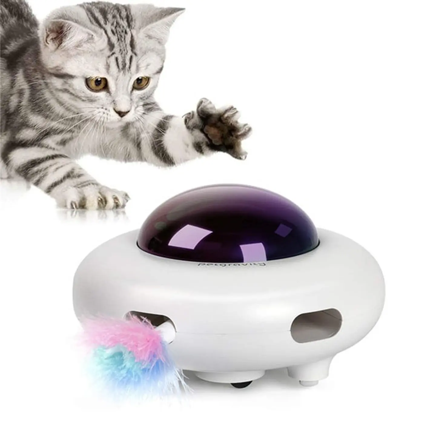 Juguete Electrónico UFO para Gatos  1