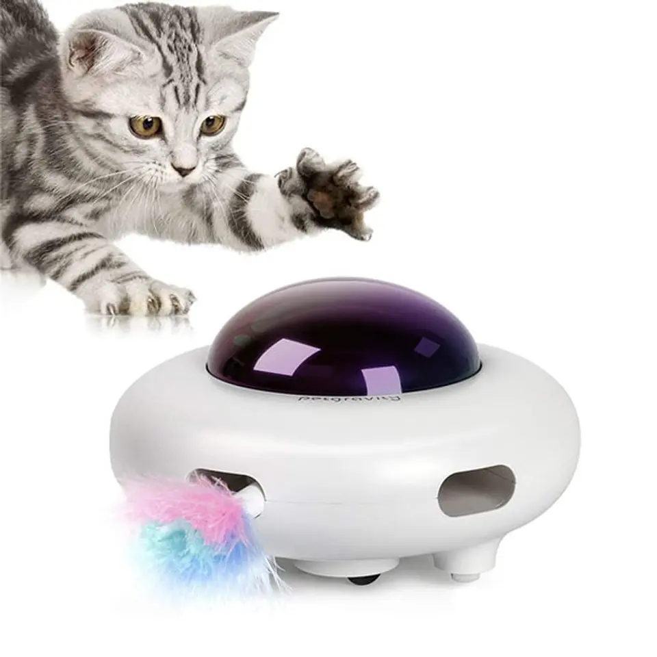 Juguete Electrónico UFO para Gatos  1