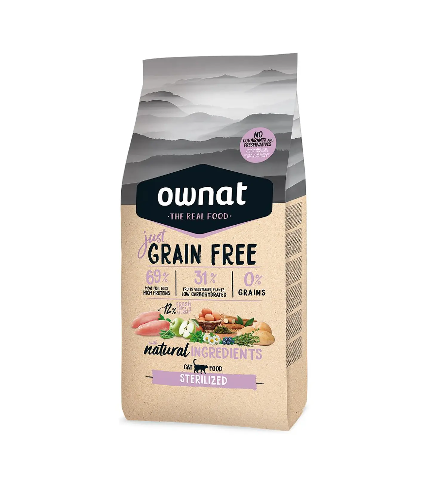 Just Grain Free Sterilized Cat 3K 1