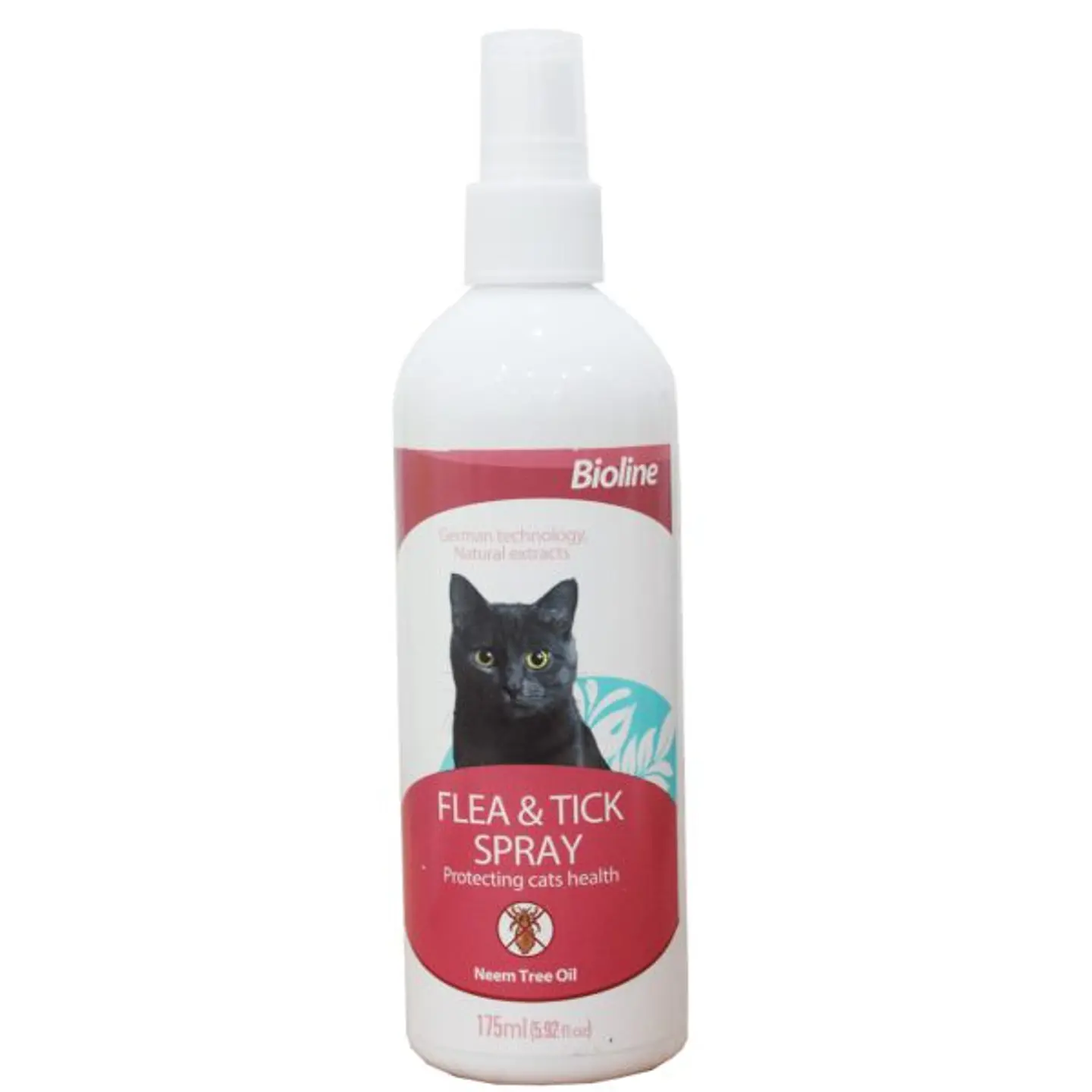 Spray Pulgas Garrapatas Gatos 175 ML Bioline  1