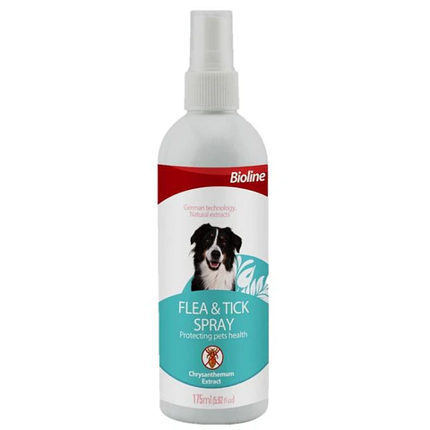 Spray Pulgas Garrapatas Perros 175 ML Bioline 