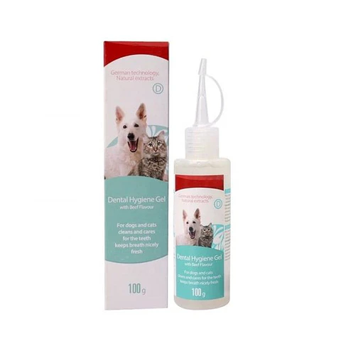 Gel Higiene Dental Sabor Carne Perro Y Gato 100Grs 