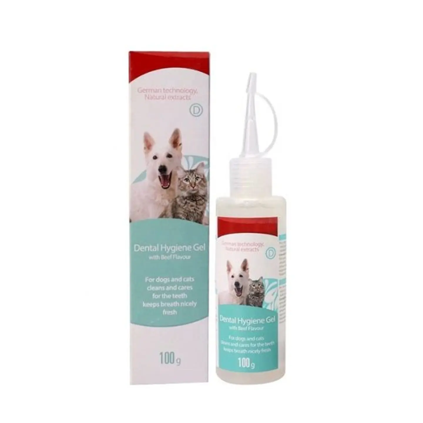 Gel Higiene Dental Sabor Carne Perro Y Gato 100Grs  1