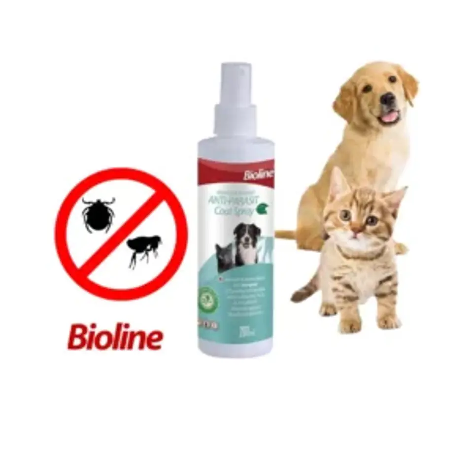 Spray Antipulga y Garapata  Perro y Gato 207ml Bioline  1