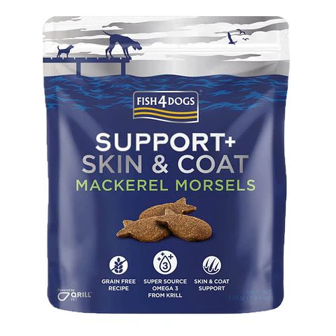 Fish4 Dogs Support+ Skin & Coat Mackerel Morsels