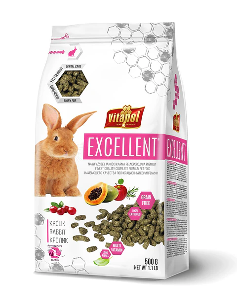 Alimento Conejo Vitalpol 500grs 