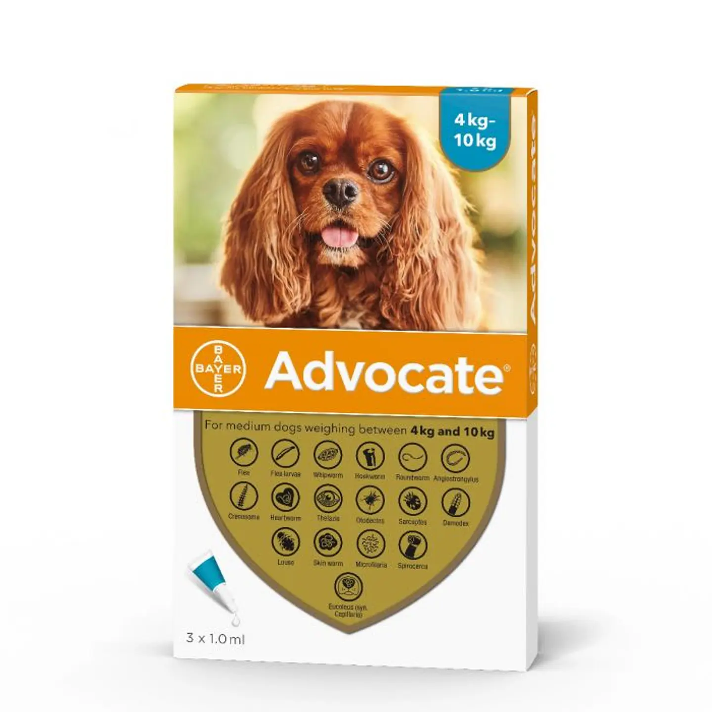Advocate Perro Antiparasitario Interno y externo 1