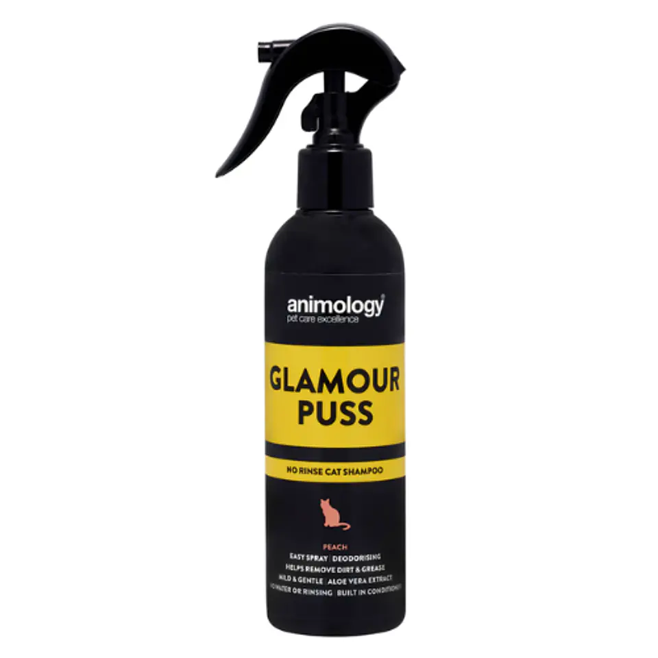 Glamour Puss Animology Shampoo Seco para Gatos  1