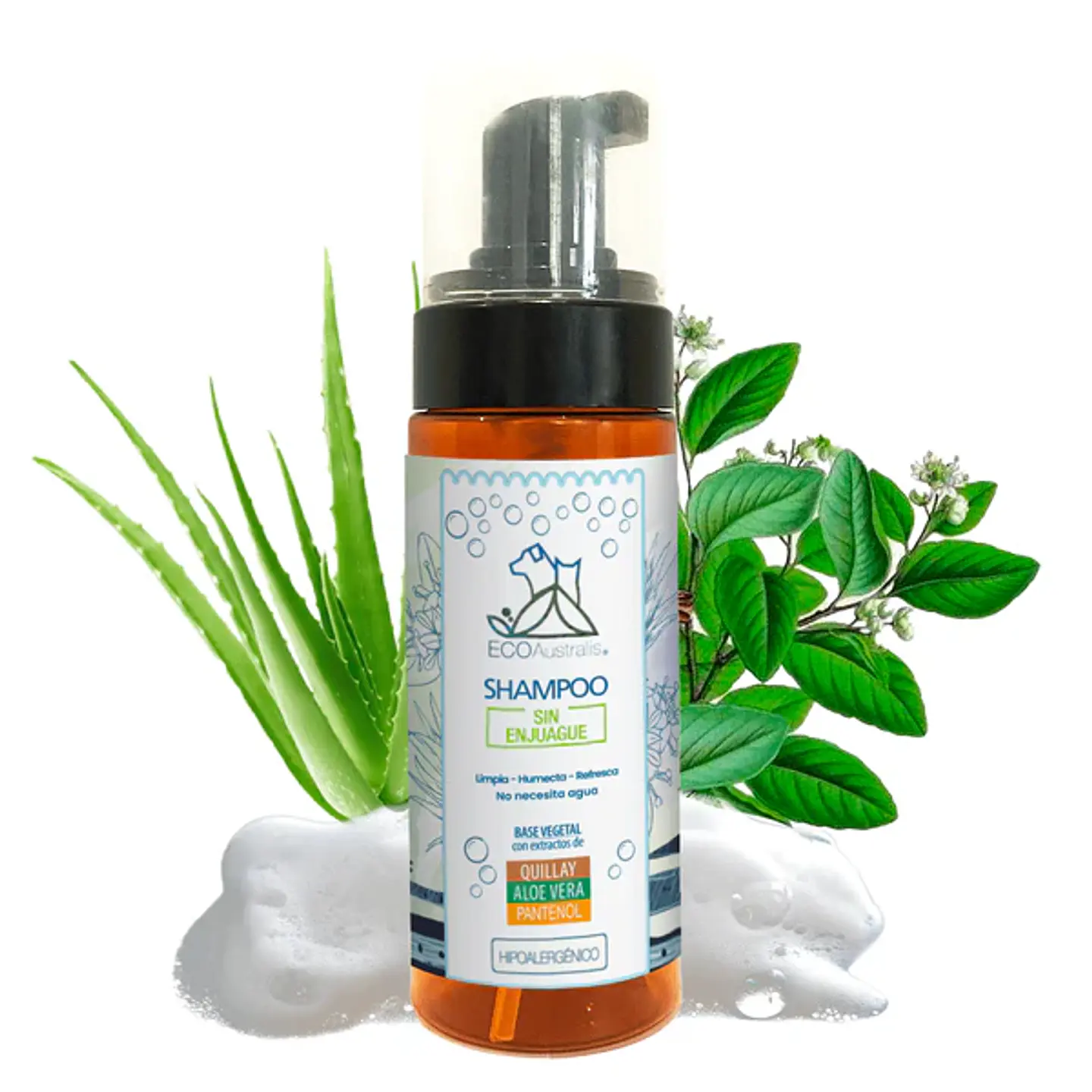 Eco Austraalis Shampoo en Seco Perro y Gato 160ml  1