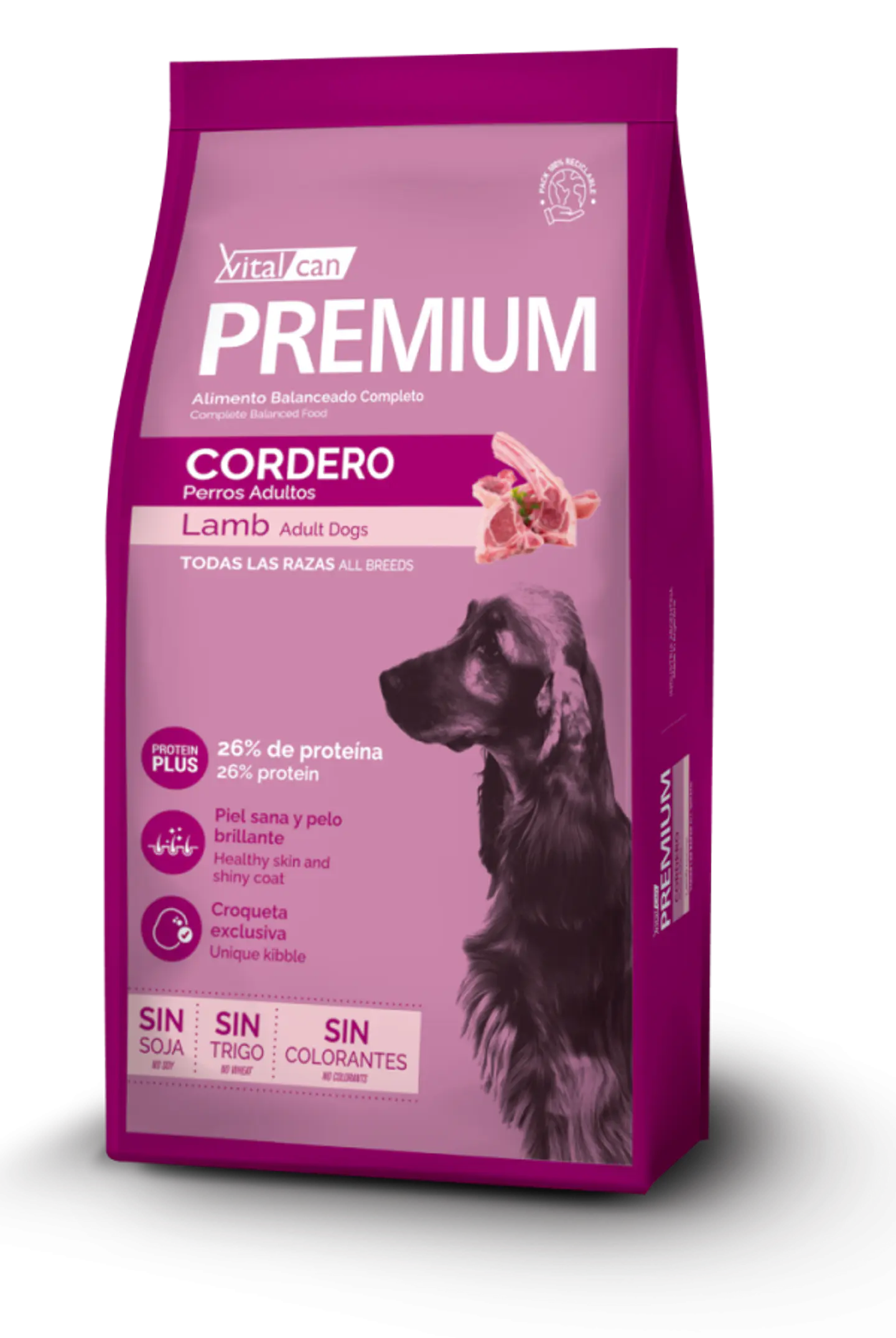 VitalCan Alimento Perro Adulto Cordero 20K  1