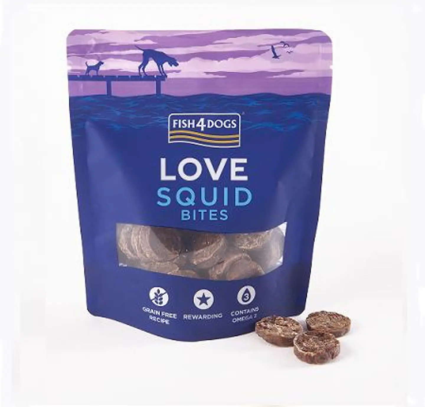 Fish4 Dogs Squid Bites  1