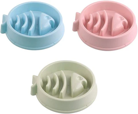 Plato Alimentacion Lenta Forma Pez 