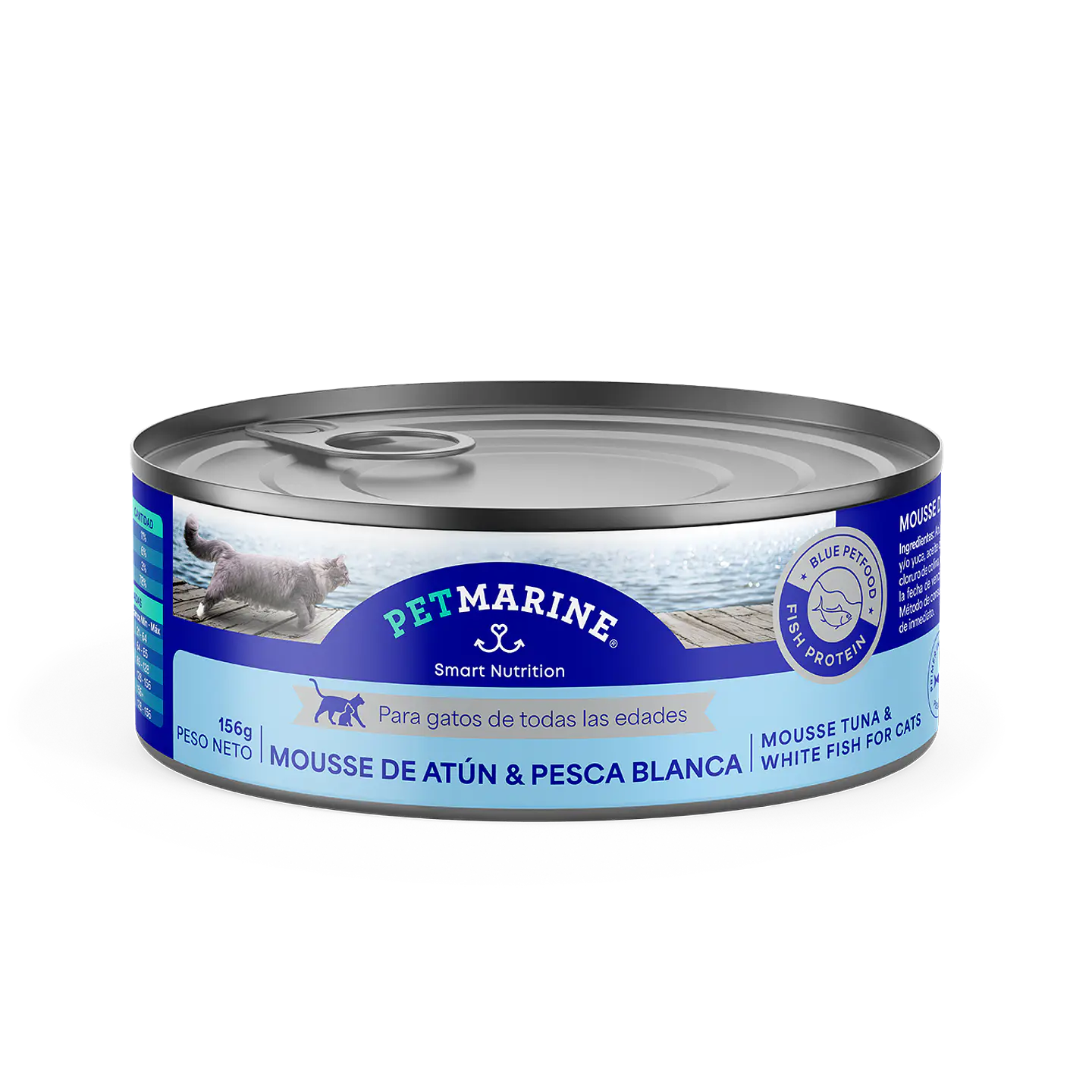 Pet Marine Mousse De Atun y Pesca Blanca 156grs  1