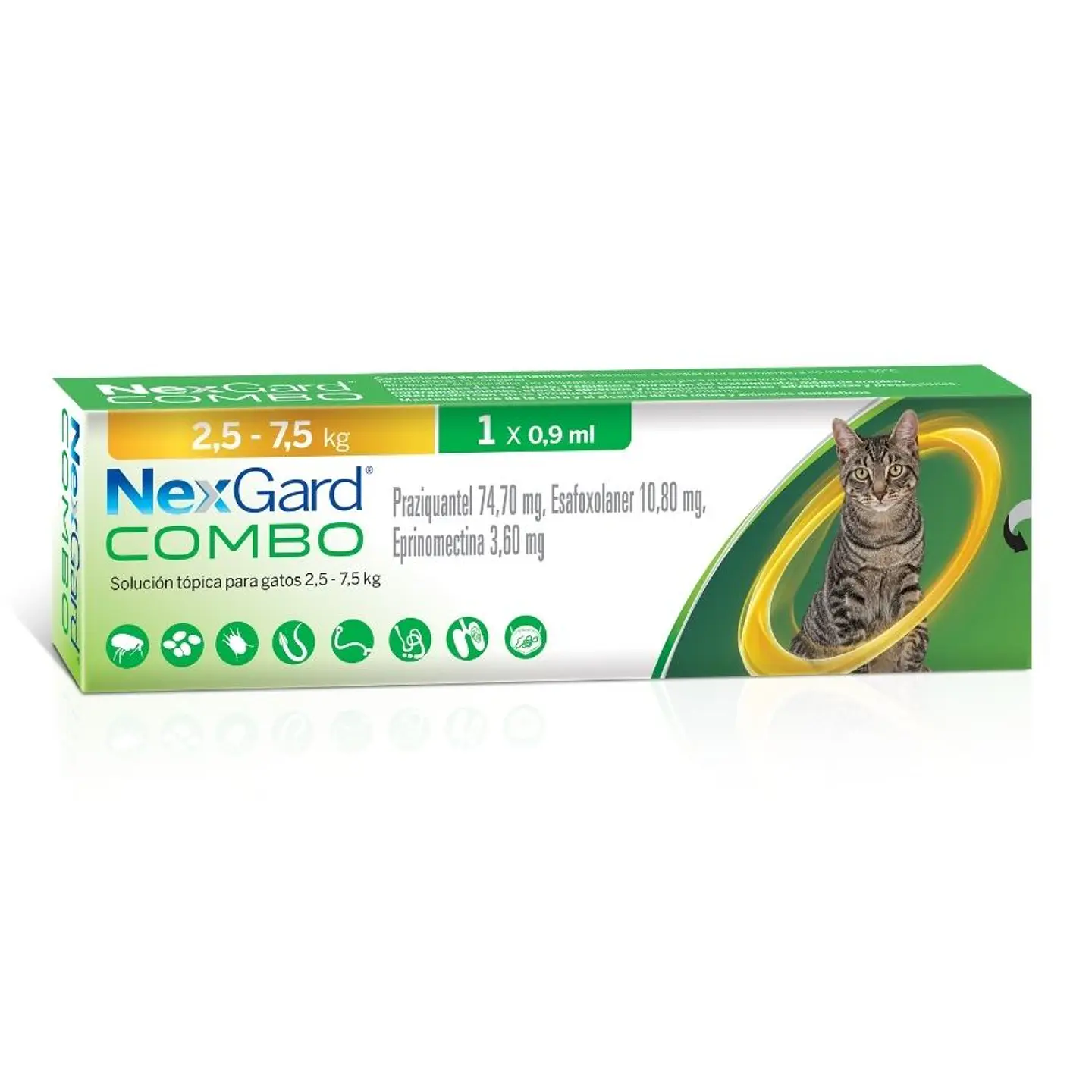 NexGard Combo Gato 2.5 a 7.5K  1