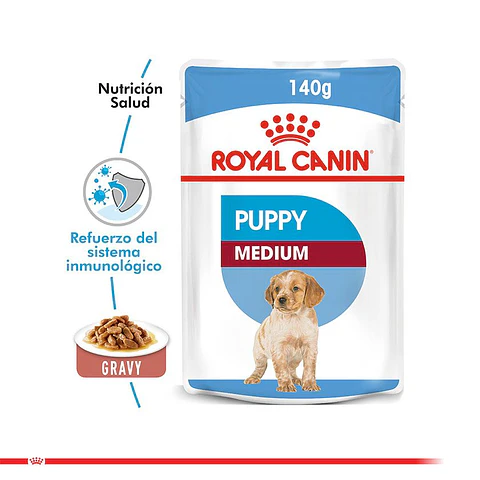 Royal Canin Medium Puppy Pouch 140 GRS
