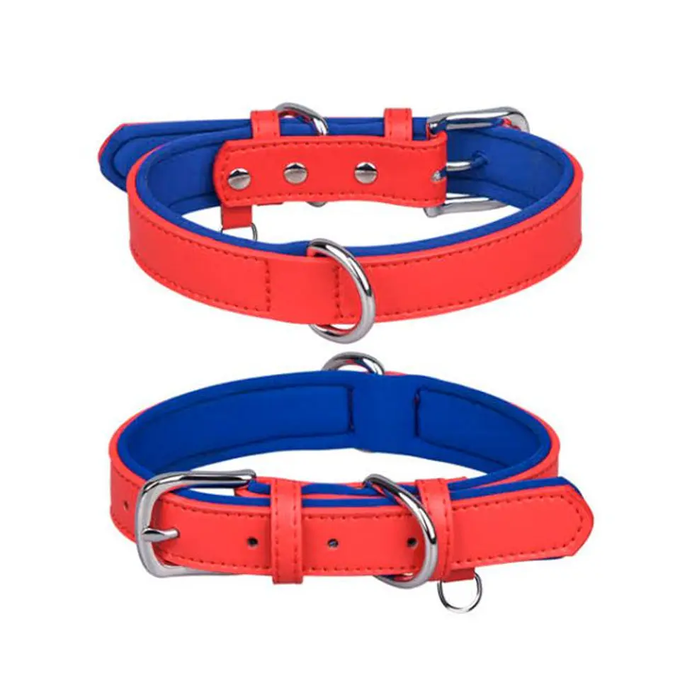 Collar Eco Cuero Bicolor XL  1