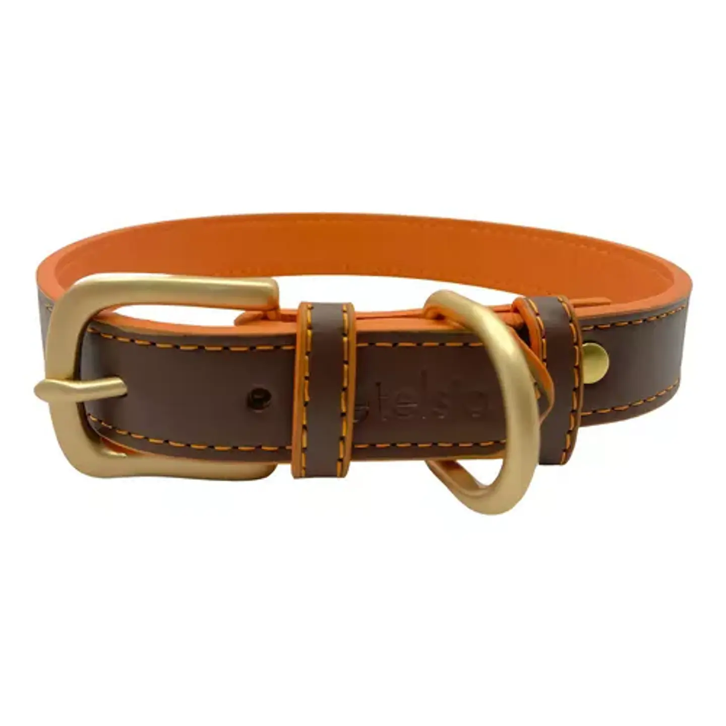 Collar Eco Cuero Bicolor XL  2