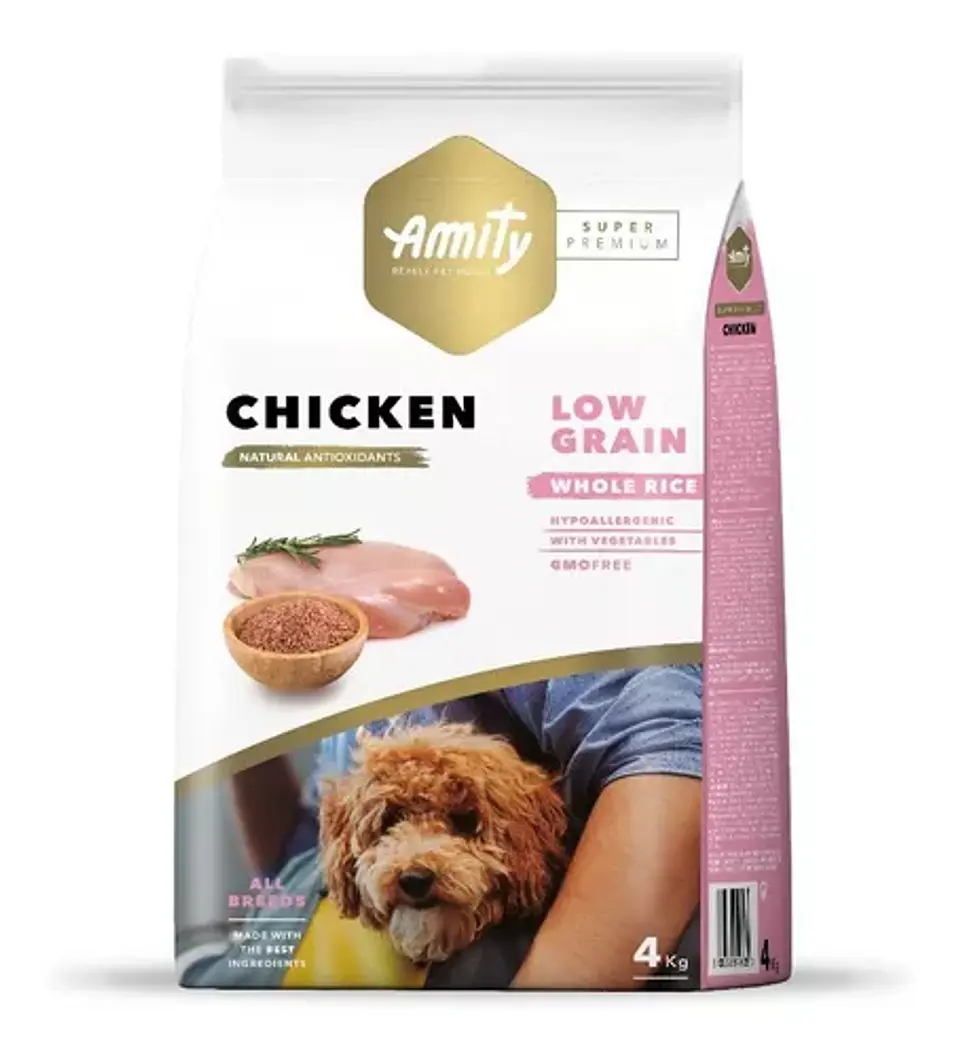 Amity Adulto Bajo en Granos Pollo S.P  4K 1
