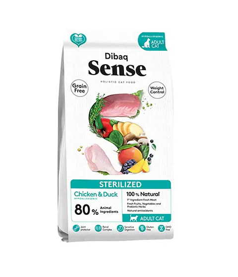 Sense Gato Esterilizado Libre de Granos Pollo y Pato 6K