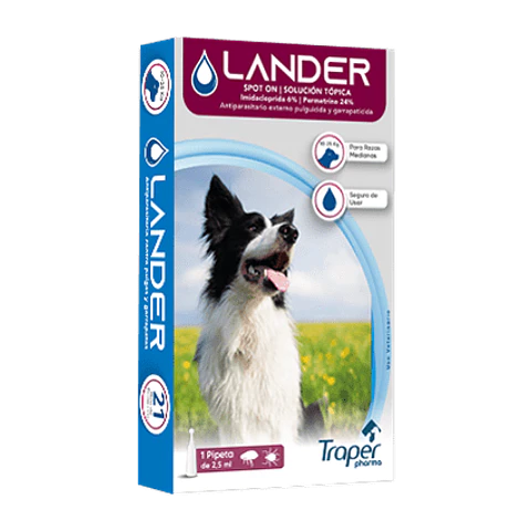 Lander Pipeta Antiparasitario Externo