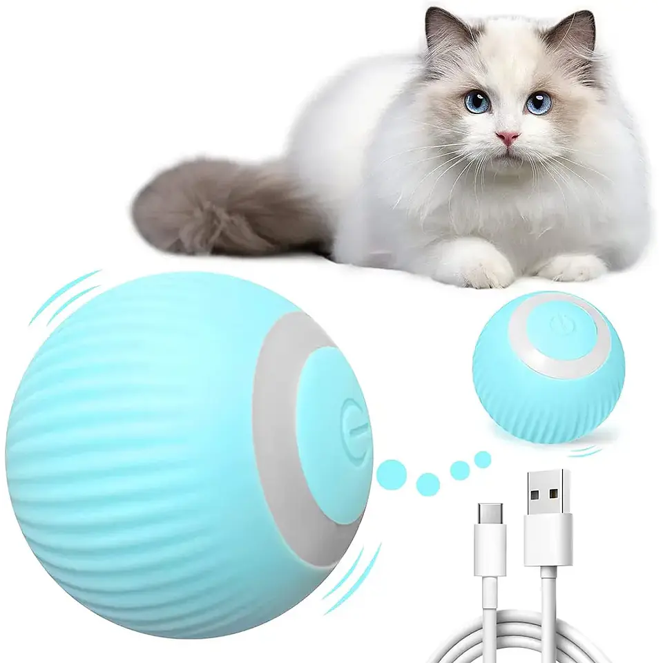 Pelota Rebotadora Gravitacional Para Gato  1