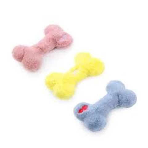 Hueso de Peluche Para Perro con Sonido 