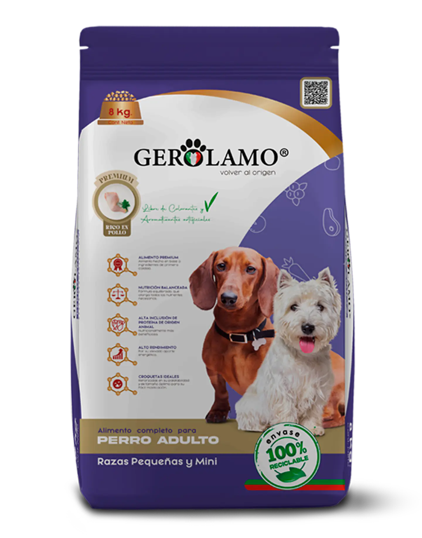 Gerolamo Perro Adulto Raza Pequeña 2.7K  1