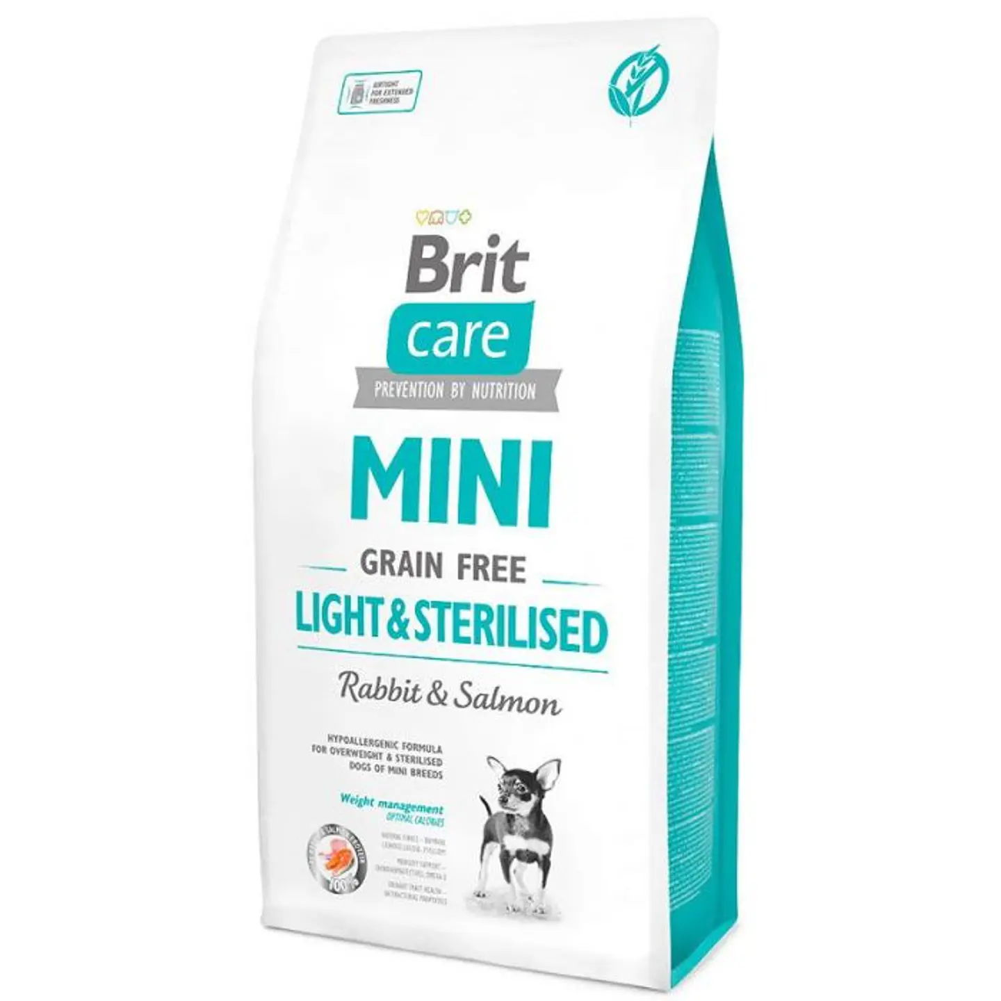 Brit Care Dog Mini Grain Free Light & Sterilised 2K  1