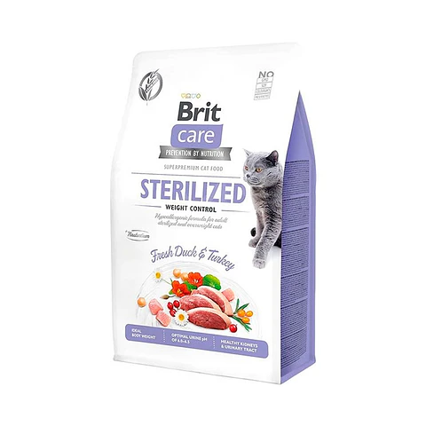 Brit Care Grain Free Sterilized Weight Control 2K 
