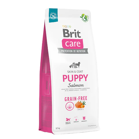Brit Care Dog Grain Free Puppy Salmon 12K 