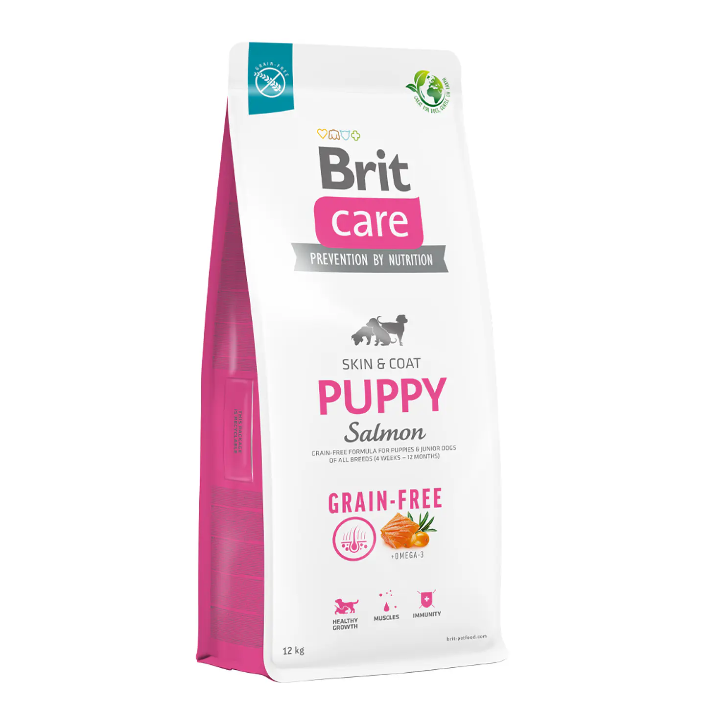 Brit Care Dog Grain Free Puppy Salmon 12K  1