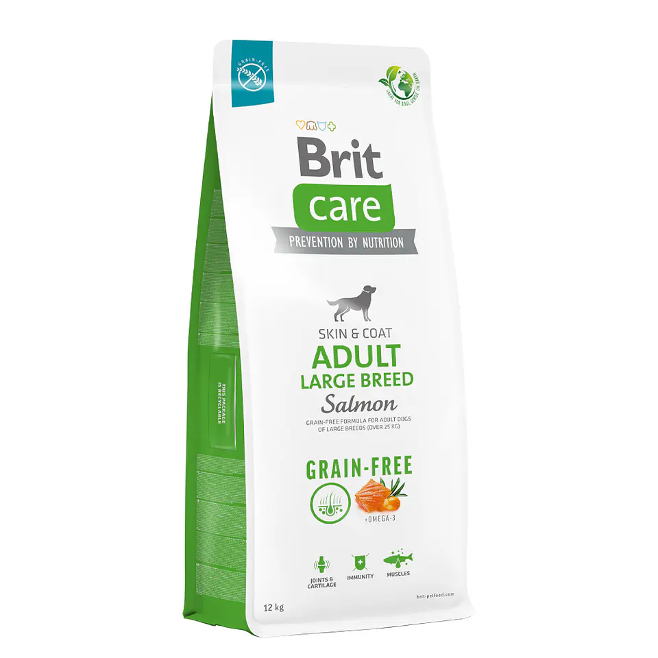 Brit Care Dog Grain Free Adult Large Breed Salmon 12K  1