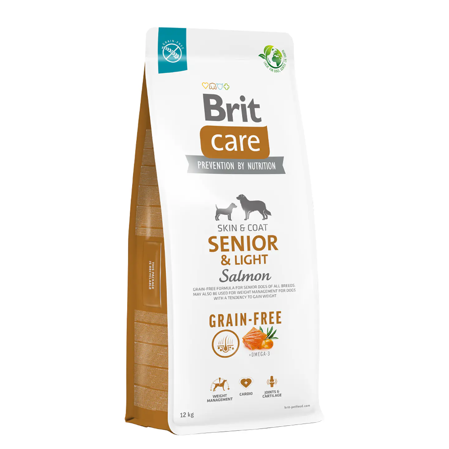 Brit Care Dog Grain Free Senior & Light Salmon 12K  1