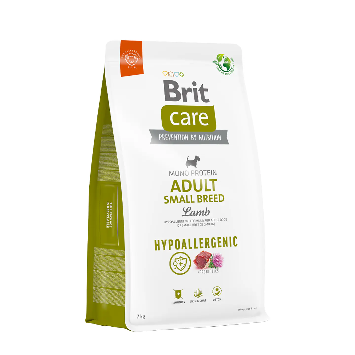 Brit Care Adult Small Breed Lamb and Rice 7K  1