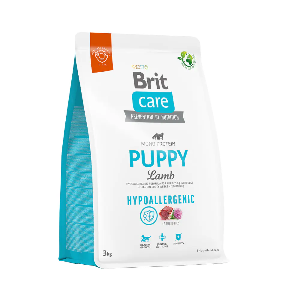Brit Care Dog Hypoallergenic Puppy Lamb 3K  1